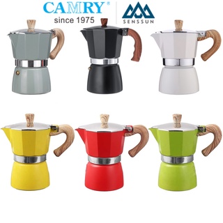 ภาพหน้าปกสินค้าCAMRY หม้อกาแฟหนาสไตล์ยุโรปหม้ออลูมิเนียมแปดเหลี่ยมเครื่องชงกาแฟหม้อกาแฟ moka pot สไตล์อิตาลีคลาสสิก ที่เกี่ยวข้อง
