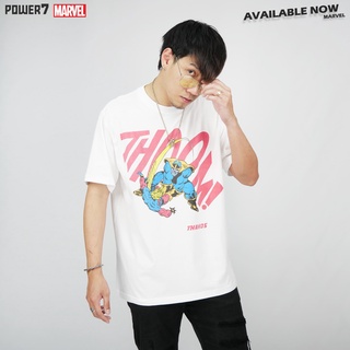 เสื้อยืดผ้าฝ้ายพิมพ์ลายขายดี เสื้อยืดการ์ตูน ลาย มาร์เวล ลิขสิทธ์แท้ MARVEL COMICS  T-SHIRTS (MVX-043)