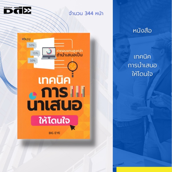 หนังสือ-เทคนิคการนำเสนอให้โดนใจ-จิตวิทยาการพูด-พัฒนาทักษะการพูด-ศิลปะการพูด-การพูดในที่ชุมชน-การพูดให้ผู้คนประทับใจ