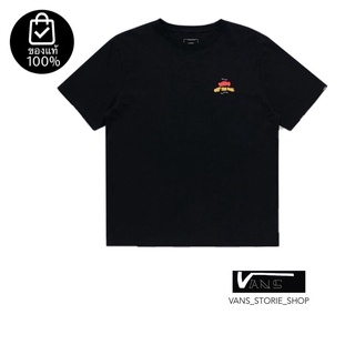 [S-5XL] เสื้อยืดVANS CHOCORE 21 T-SHIRT HOURGLASS BLACK สินค้ามีประกันแท้เรียบง่าย