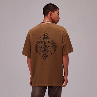 เสื้อยืดแขนสั้น ผ้าฝ้าย ทรงหลวม ขนาดใหญ่ สําหรับผู้ชาย ไซซ์ S - 7XL