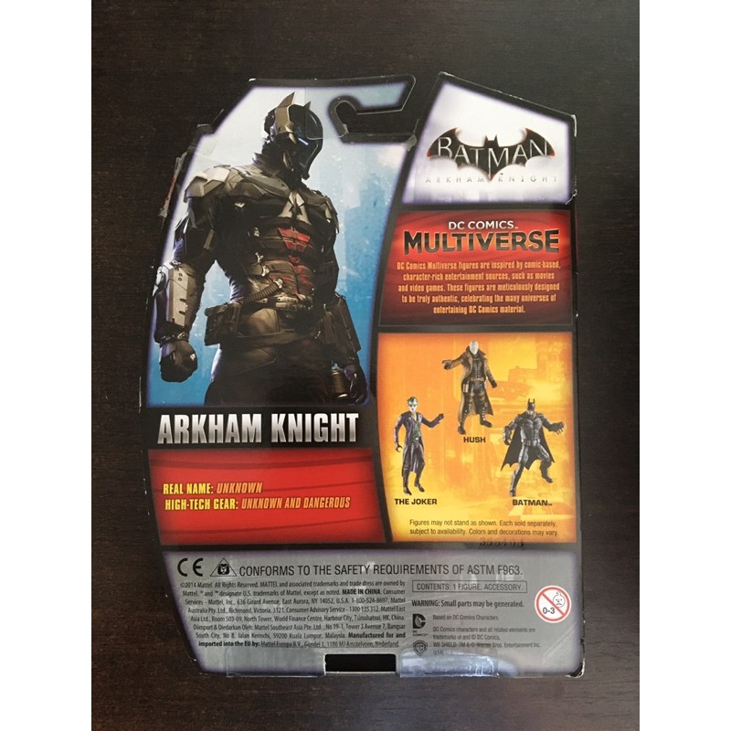 Mattel DC Comics Multiverse Batman Arkham Knight 3.75 1:18 | Shopee ...