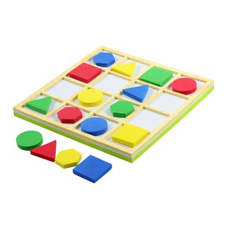 เกมคณิตศาสตร์ จัตุรัสกล 4x4 เรียงรูป เรียงสี โดย สสวท