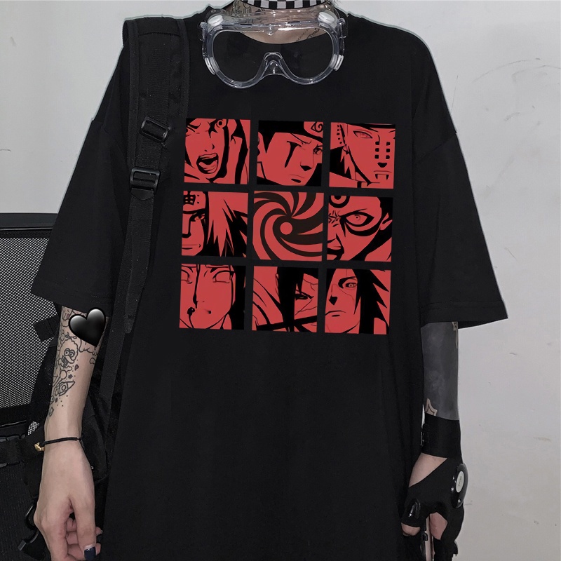 เสื้อยืด-พิมพ์ลายการ์ตูนนารูโตะ-itachi-u-nisex-สไตล์ญี่ปุ่น-แฟชั่นคู่รัก-สําหรับผู้หญิง