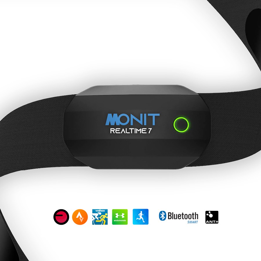 ภาพหน้าปกสินค้าMonit RealTime 7 สายคาดหน้าอก Bluetooth ANT+ (Dual Mode) รับประกัน 2 ปี