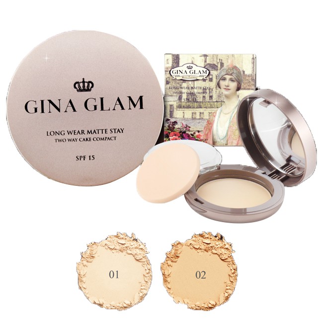 duo-set-gina-glam-g40-g45-เซตคู่-กันน้ำ-จีน่า-แกรม-แป้งจีน่า-แกรม-รองพื้น-จีน่าแกรม