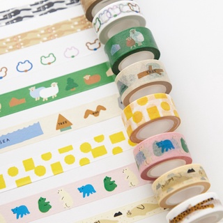 ภาพหน้าปกสินค้า[WARMGREY TAIL] MASKING TAPE (20mm x 10m / 15mm x 10m) ที่เกี่ยวข้อง