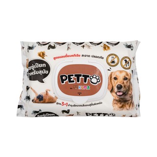 สินค้า KUMA PETTO กระดาษทิชชู่เปียก รุ่นสำหรับสุนัขและแมว บรรจุ 40​แผ่น​ (1 ห่อ)