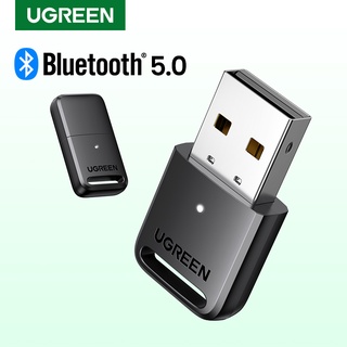 ภาพขนาดย่อของภาพหน้าปกสินค้าUGREEN อะแดปเตอร์รับส่งสัญญาณ USB บลูทูธ 5.0 สําหรับชุดหูฟัง PC จากร้าน ugreen.th บน Shopee