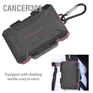 Cancer309 LP-E8 Black Drop Resistant Waterproof Camera Memory Phone SIM Card Storage Box Accessory