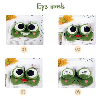 A.comfy ✨ ผ้าปิดตากบตาโต รุ่น funny frog ❄ ฟรี Cold/Hot Pack 🔥ผ้าปิดตานอนกันแสง sleeping mask 📦 พร้อมส่ง 🌈