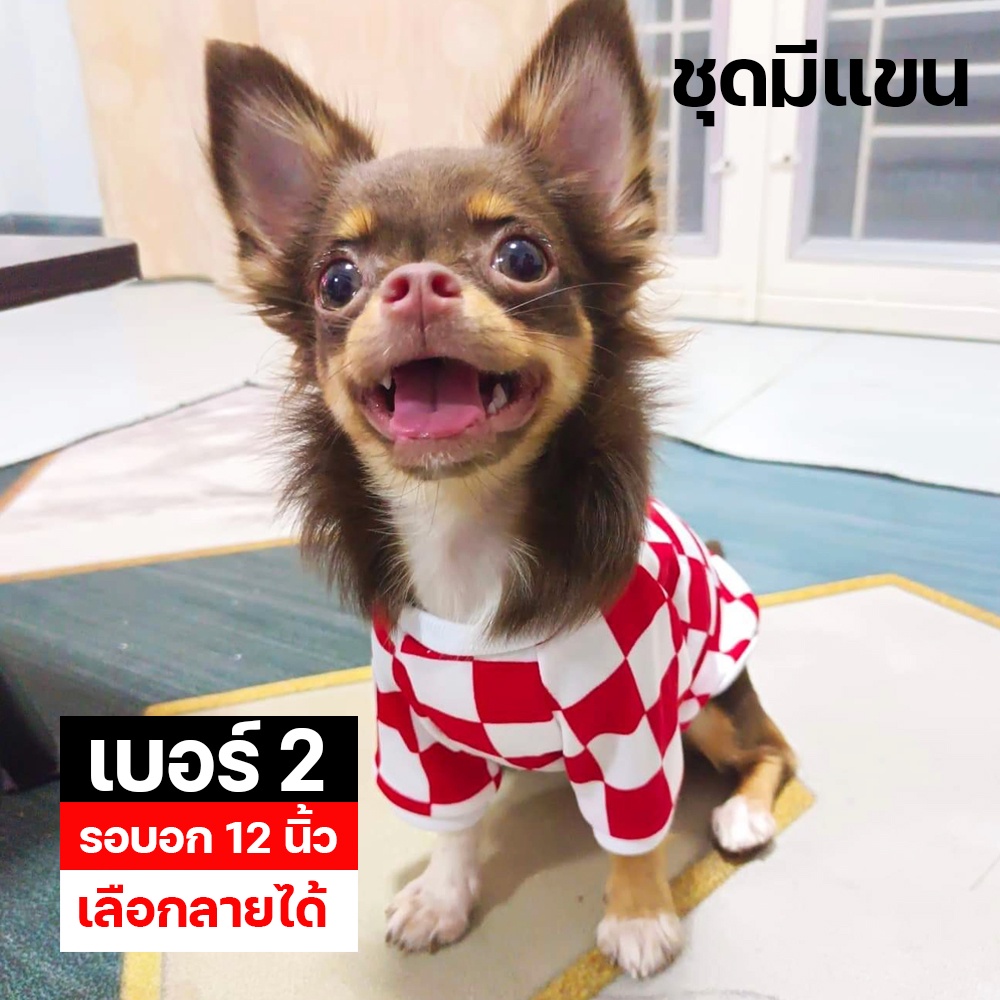 ภาพหน้าปกสินค้าเบอร์ 2 ชุดมีแขน รอบอก 12 นิ้ว