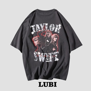 เสื้อยืดคอกลมราคาต่ำสุด!!เสื้อยืดโอเวอร์ไซซ์ Taylor Swift สไตล์วินเทจ S-3XLS-4XL