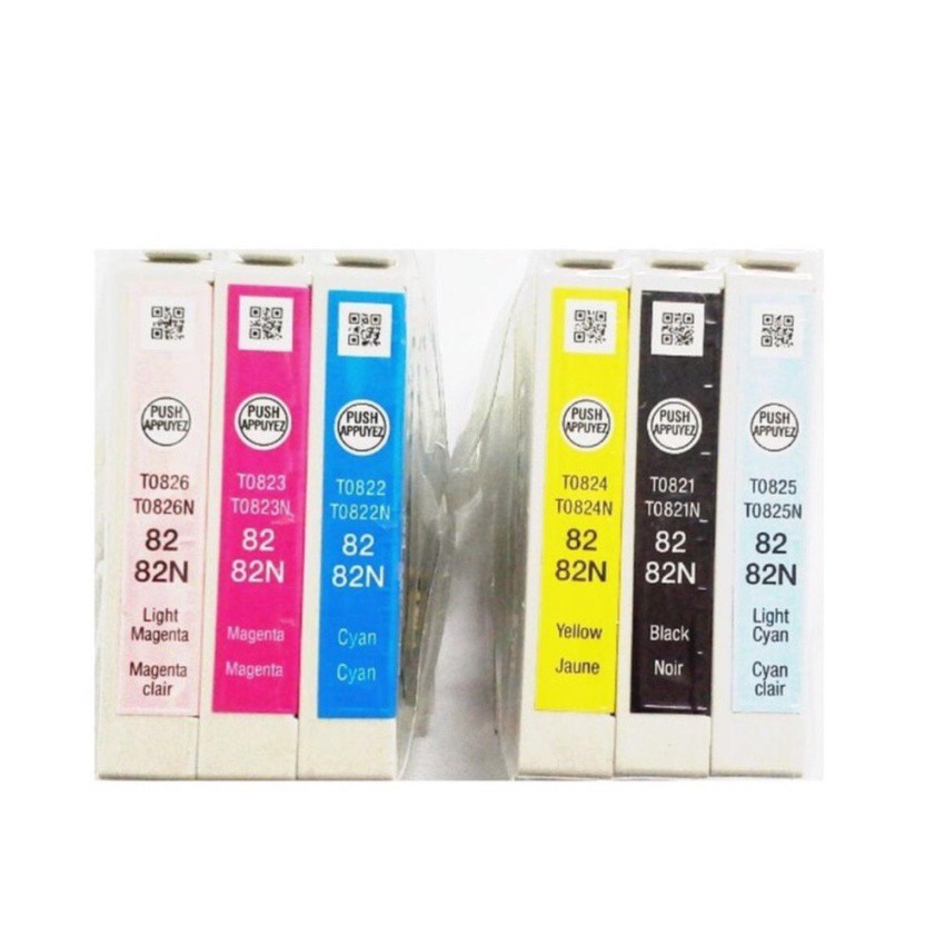 Epson Ink Cartridge 82N SET T112190,290,390,490,590,690 ( 6 สี nobox ...