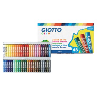 (โค้ดINCSM4Lขั้นต่ำ49ลด20) GIOTTO Olio Oil Pastel Jumbo (สีชอล์คน้ำมันแท่งจัมโบ้) 48สี