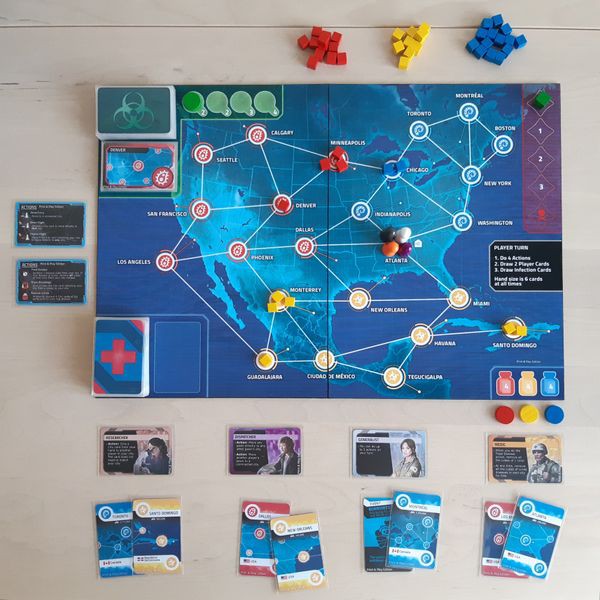 ของแท้-pandemic-hot-zone-north-america-board-game