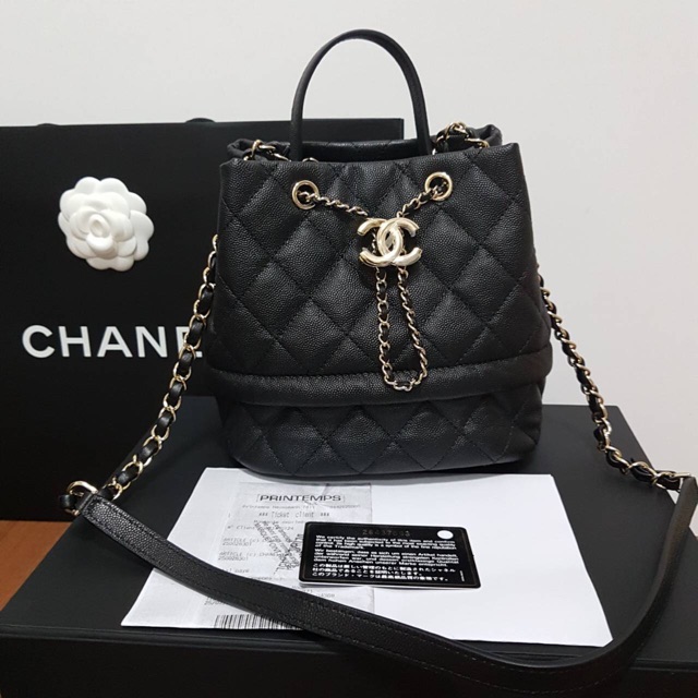New Chanel Drawstring Small Sz holo28 Shopee Thailand