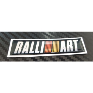 สติ๊กเกอร์  #RALLIART งานโลโก้ 3D