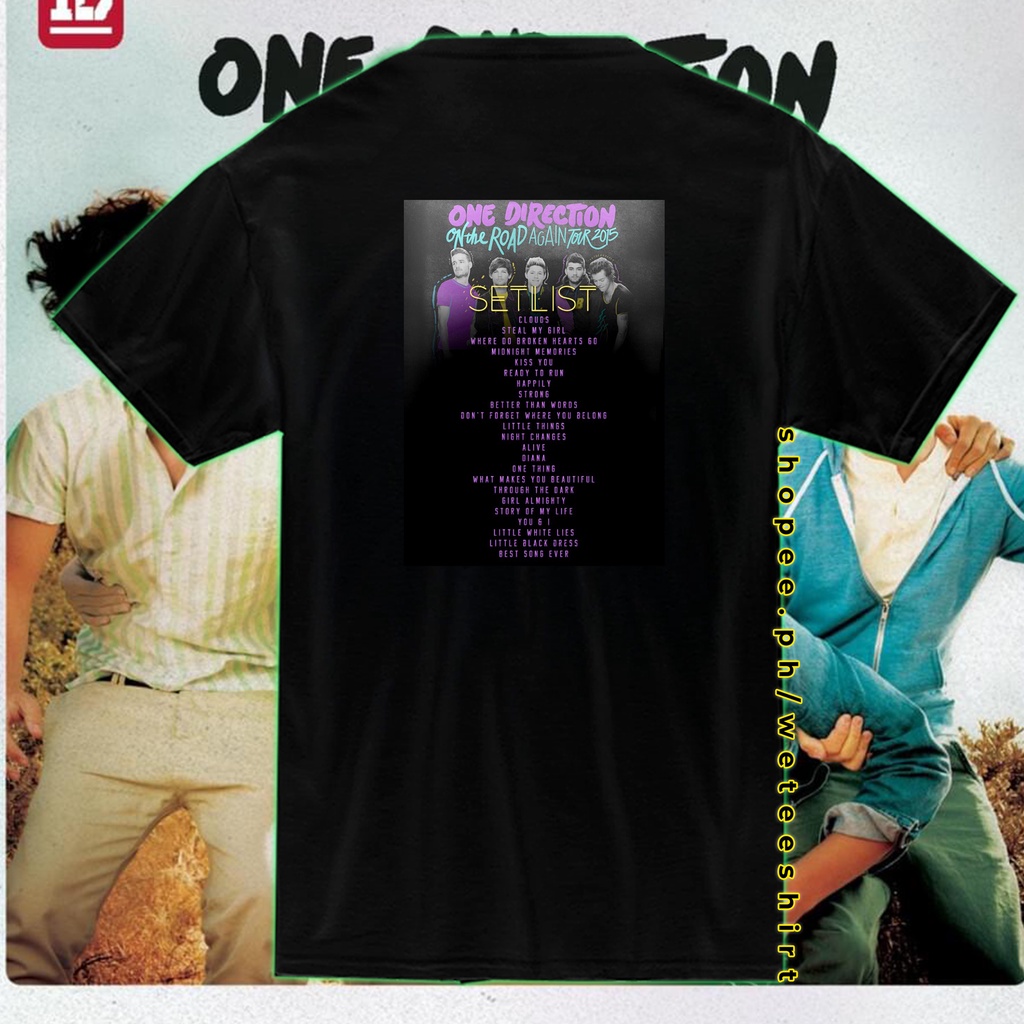 ทิศทางเดียวบนท้องถนนอีกครั้งทัวร์เสื้อยืด-1d-2015-เสื้อสินค้า-ec