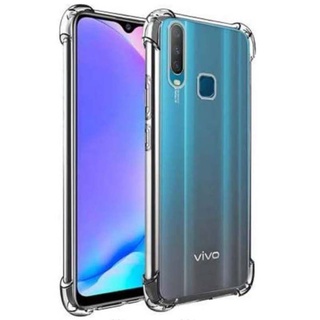 (ใส่โค้ด AUGIONG99 ลดเพิ่ม 70.-)เคสใสกันกระแทก จอ 6.35นิ้ว  Case Tpu Shockproof For  Vivo Y12 2019 (6.35  ) Clear