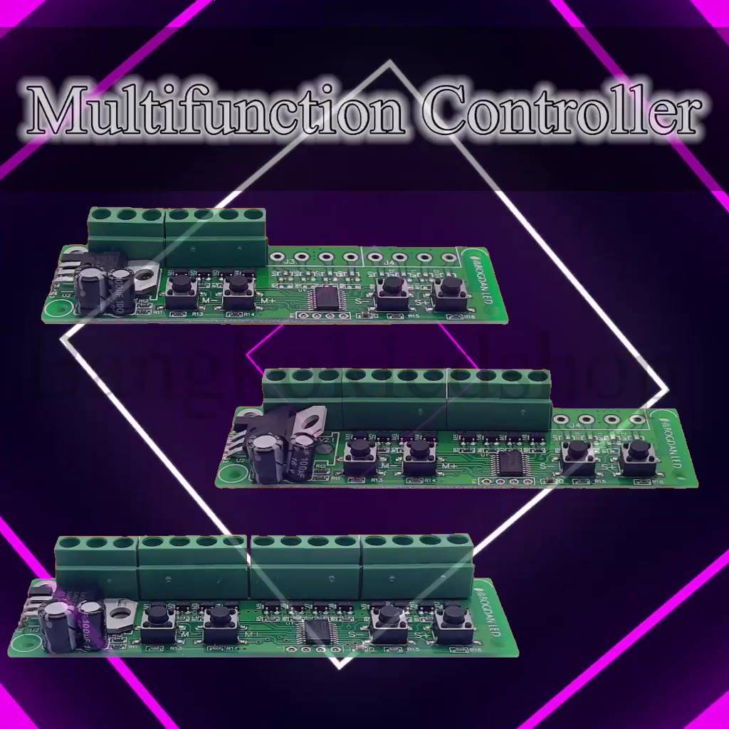 Multifunction Controller 4CH/8CH/12CH 5-24Vdc 1 Amp/CH วงจรไฟวิ่ง ปรับ ...