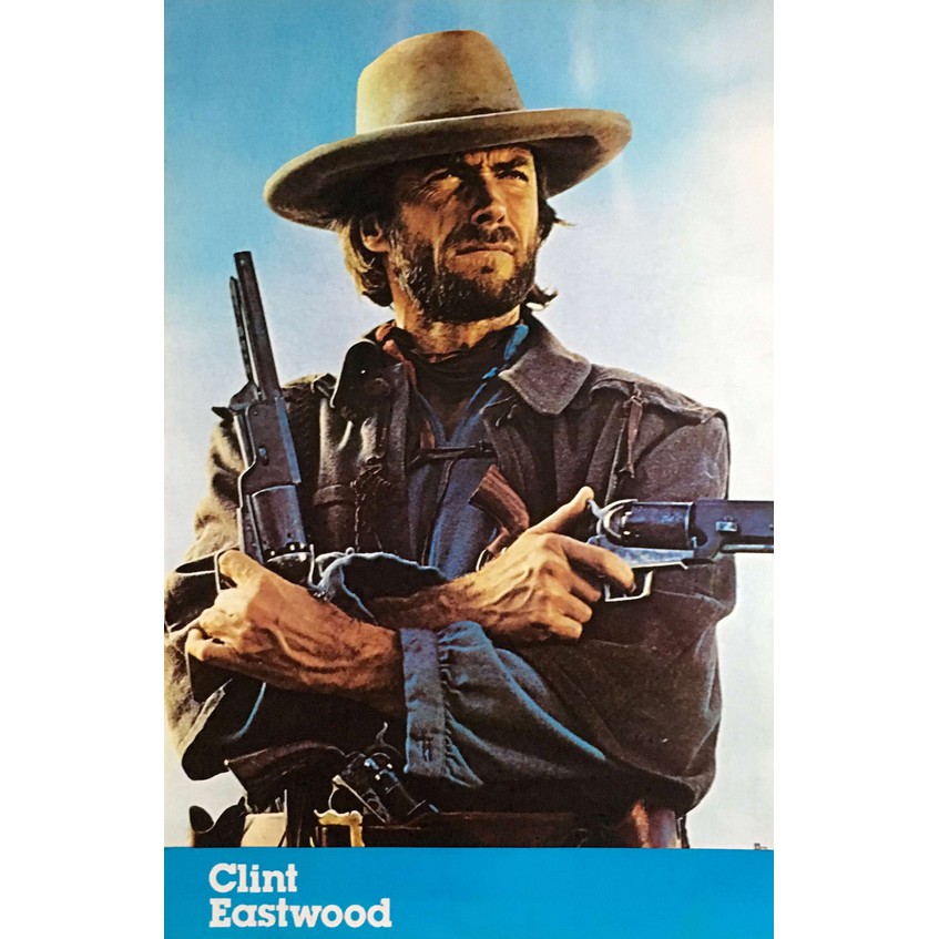 โปสเตอร์-ดาราหนัง-คาวบอย-คลินต์-อีสต์วุด-clint-eastwood-poster-20-x30-inch-american-actor-cowboy-western