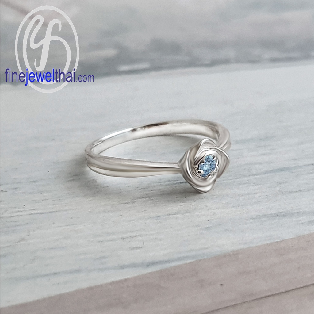 finejewelthai-แหวนโทพาซ-โทพาซ-แหวนพลอย-แหวนเงินแท้-พลอยประจำเดือนเกิด-topaz-silver-ring-birthstone-r1375tp