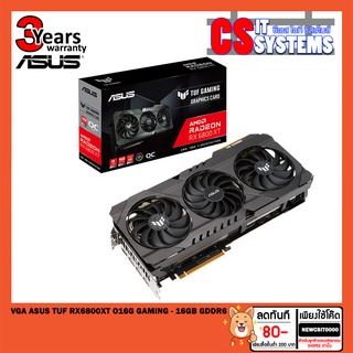 VGA (การ์ดแสดงผล) ASUS TUF RX6800XT O16G GAMING - 16GB GDDR6