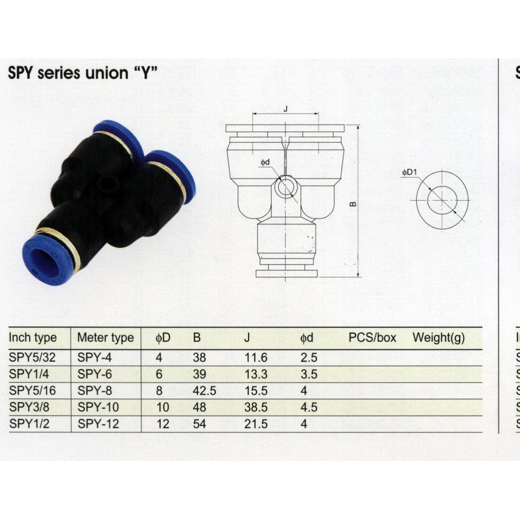 spy-ข้อต่อ-fitting-ลม-3ทาง-ตัวy-spy-4-6-8-10-12-mm