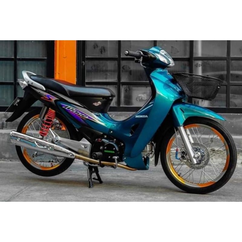 ชุดสีw125s-rเก็บเงินปลายทาง-แถมฟรีน๊อตพอช