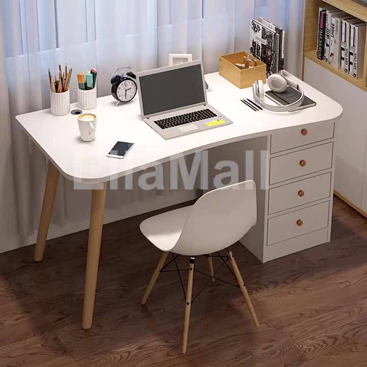 em-โต๊ะคอมพิวเตอร์-พร้อมลิ้นชัก-โต๊ะทำงาน-เฟอร์นิเจอร์-computer-desk-table-เคาื่องใช้ในบ้าน