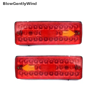 Blowgentlywind ไฟเลี้ยว ไฟเบรกท้าย LED 12V DC สําหรับรถจักรยานไฟฟ้า