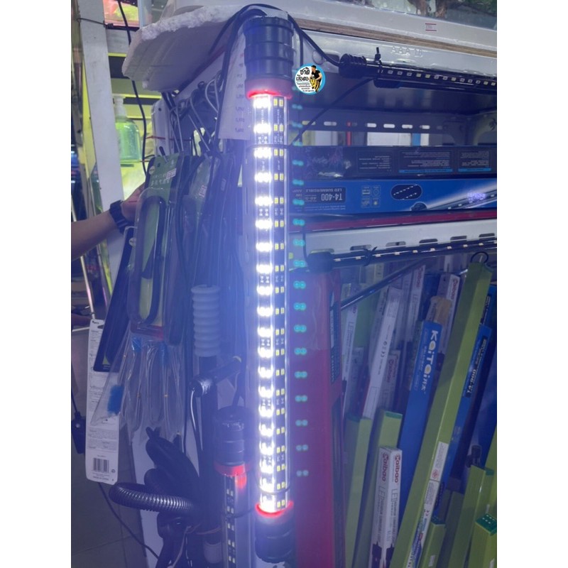 baoyule-led-lamp-หลอดไฟขาวล้วน-t10-หลอด4แถวใช้สำหรับตู้ปลา-บ่อปลา-ขนาด-150-cm-ตู้-60-นิ้ว