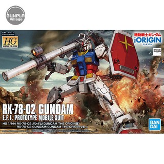 ภาพหน้าปกสินค้าBandai HG RX-78-02 Gundam (Gundam The Origin Ver) 4573102589293 (Plastic Model) ที่เกี่ยวข้อง