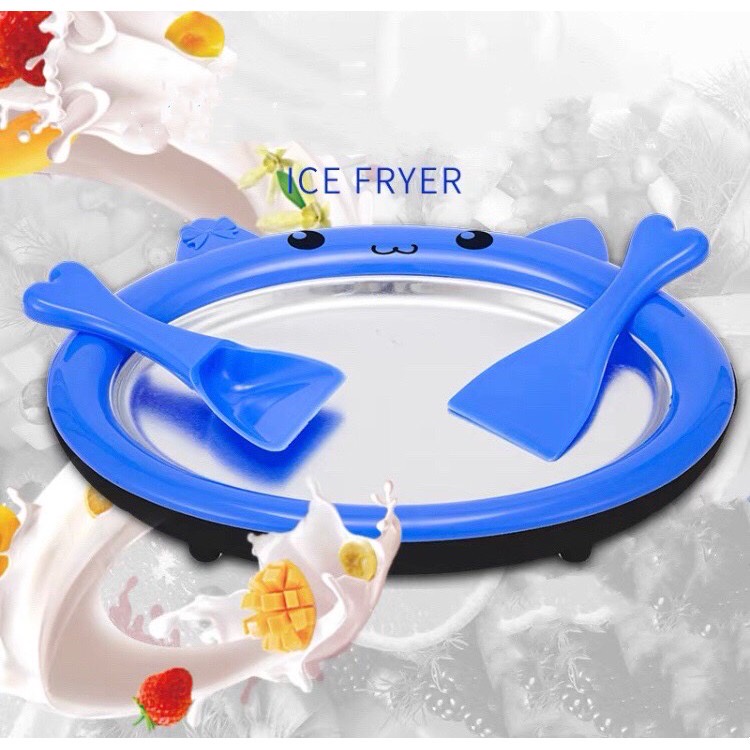 พร้อมส่ง-กระทะทำไอติมผัด-ice-fryer