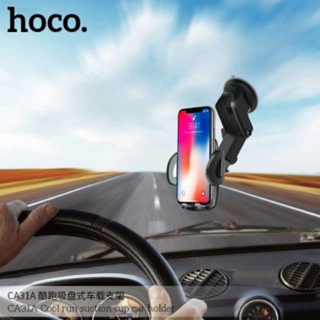 hoco-ca31a-ขาตั้งโทรศัพท์มือถือ-ในรถยนต์-ติดคอนโซนกระจก-ใช้งานสะดวก-ของแท้100