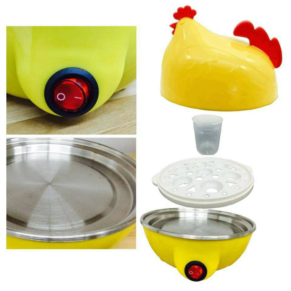 เครื่องต้มไข่ไฟฟ้า-รูปแม่ไก่-chicken-egg-cooker-ทำไข่ลวกได้ครั้งละ7ฟอง-มีพร้อมส่ง