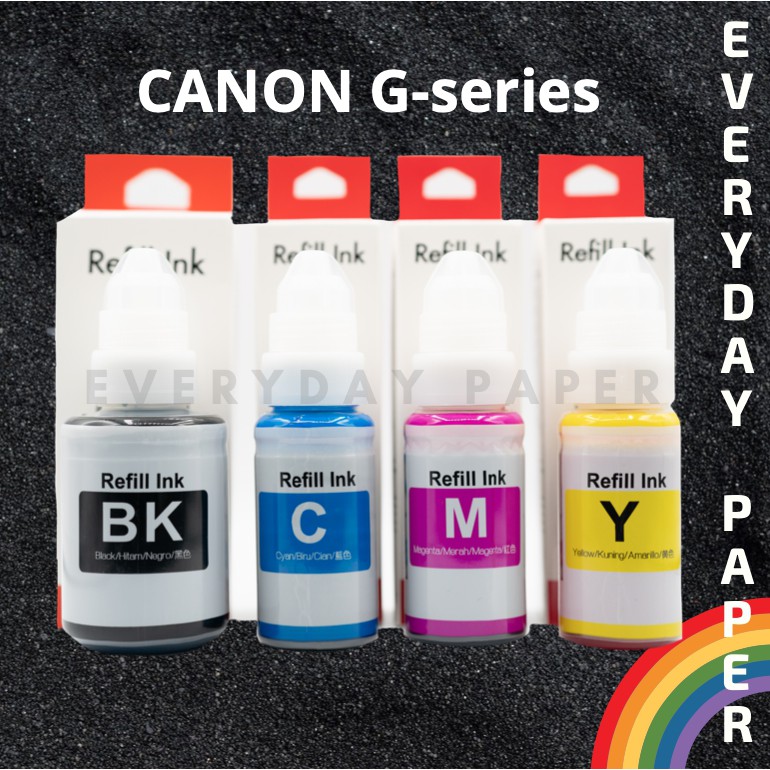 หมึกกล่องcanon-g-series-bk-c-m-y