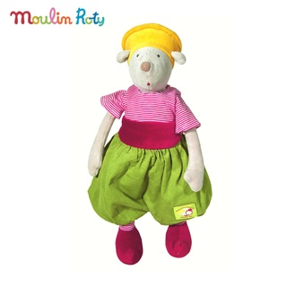 Moulin Roty ตุ๊กตาหนูเทพนิยาย ตุ๊กตาออร์แกนิค ตุ๊กตาผ้าขน ตุ๊กตากอดนอน ตุ๊กตาเด็กอ่อน 35cm Balthazar MR-646020