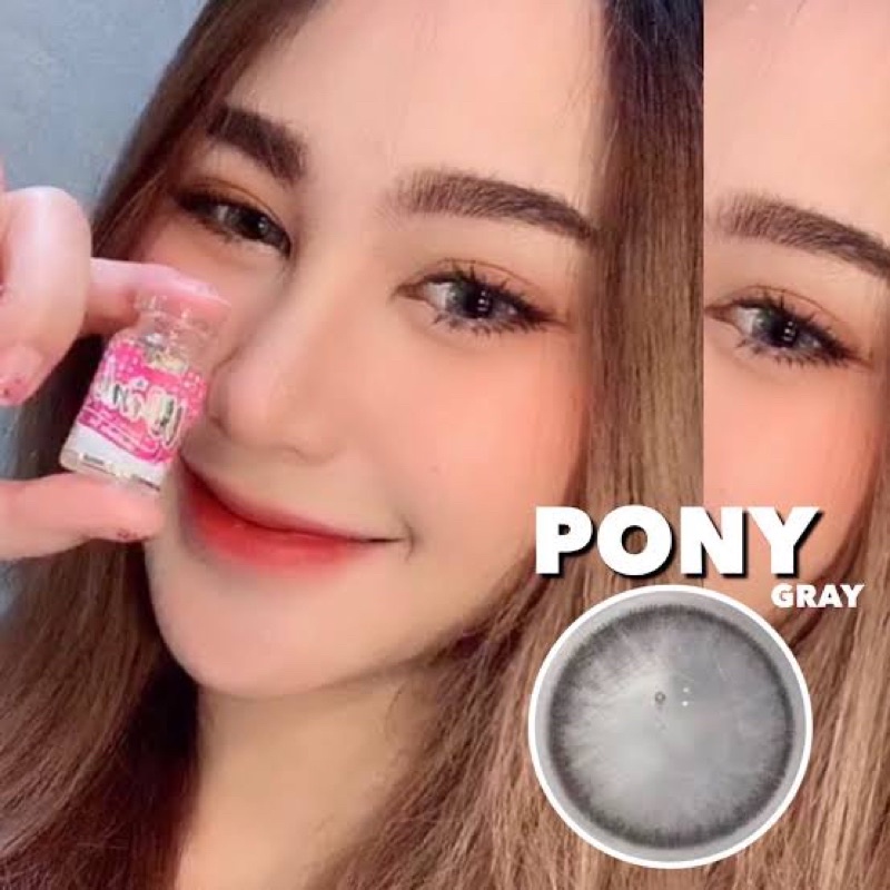 pony-gray-ขนาดโต-บิ๊กอาย-กรองแสง-uv-เลนส์แท้จดทะเบียนถูกต้อง-บิ๊กอาย-คอนแทคเลนส์bigeye