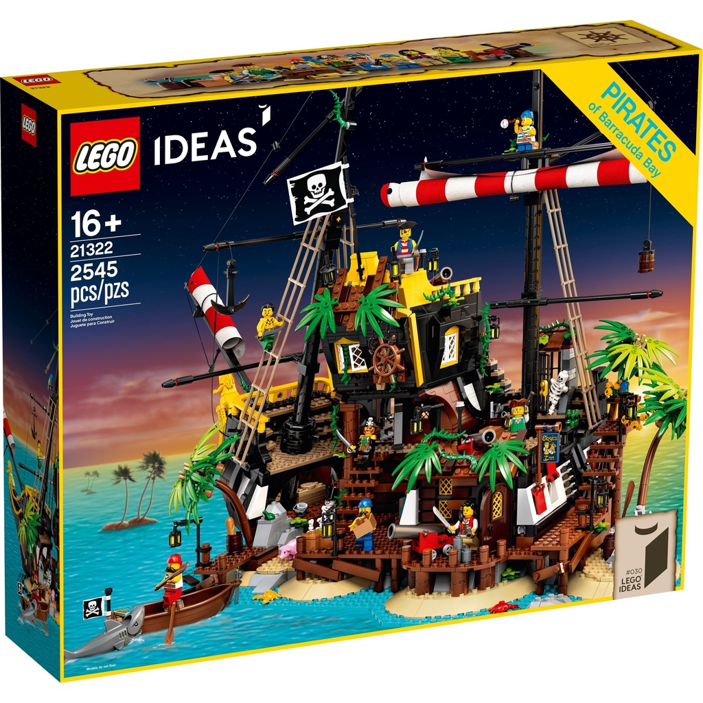 ของเล่นตัวต่อเลโก้โจรสลัด-21322-ideas-pirates-of-barracuda-bay