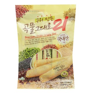 Grain Crispy Roll ธัญพืช 21 ชนิดแท่งอบกรอบสอดไส้ชีส 80 กรัมSamyang Grain Cheese Rollธัญพืชอบกรอบ