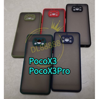 ✨พร้อมส่งใน🇹🇭✨เคสขอบนิ่มหลังแข็งขุ่นคลุมกล้อง For Xiaomi Poco X3 / PocoX3 / Poco X3 Pro / Poco F3 / K40 Pro / K40