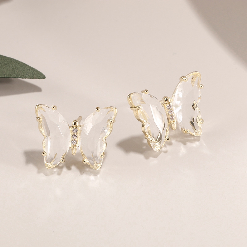 2020-new-wave-korean-light-luxury-ins-girl-fantasy-super-fairy-glass-crystal-butterfly-earrings