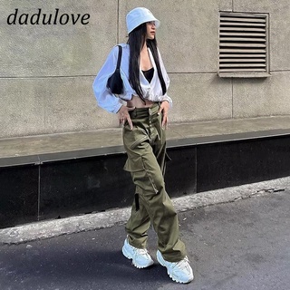 DaDulove💕 New Niche Ins American-style Strappy Overalls Micro-cut Pants Straight-leg Pants Loose Casual Pants