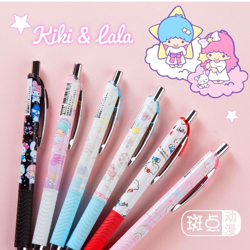 ภาพหน้าปกสินค้าปากกา Sanrio ปากกาลูกลื่น ซานริโอ้ ขนาด Kitty Little Twin Star Cinnamon My Melody เครื่องเขียน ️ ด้ามเงิน จากร้าน pwzshop บน Shopee