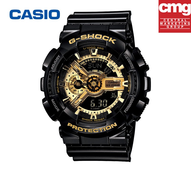 ภาพหน้าปกสินค้านาฬิกา Casio นาฬิกาข้อมือผู้ชายแฟชั่น G-SHOCK กีฬาและสันทนาการกลางแจ้งกันน้ำกันกระแทกป้องกันสนามแม่เหล็ก GA-110GB-1A อเน