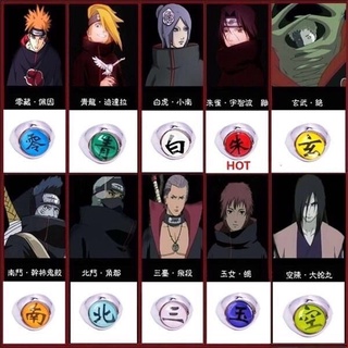 แหวนคอสเพลย์ การ์ตูนนารูโตะ Akatsuki Uchiha Itachi Pain Deidara พร็อพสําหรับผู้ใหญ่ และเด็ก