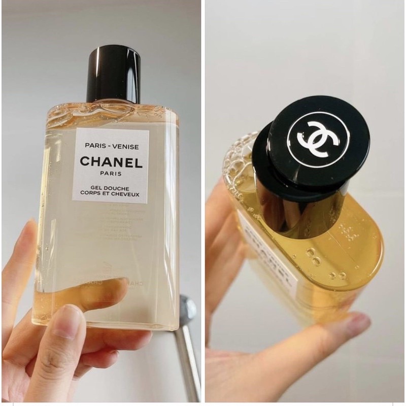 แท้💯 Chanel Paris-Venise Les Eaux De Chanel hair & body shower gel 200ml  เจลอาบน้ำ