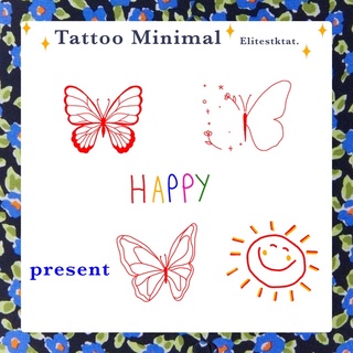 [พร้อมส่ง‼️]🦋Tattoo Minimal Butterfly🦋✨